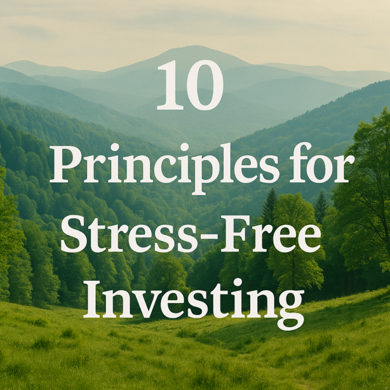 10 PRINCIPLES FOR STRESS-FREE INVESTING