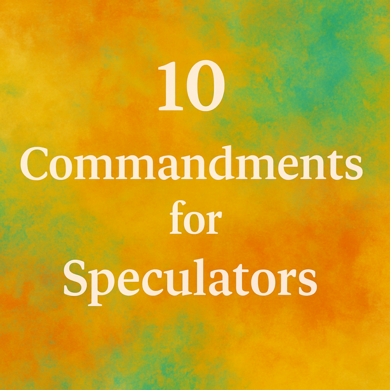 10 COMMANDMENTS SPECULATORS